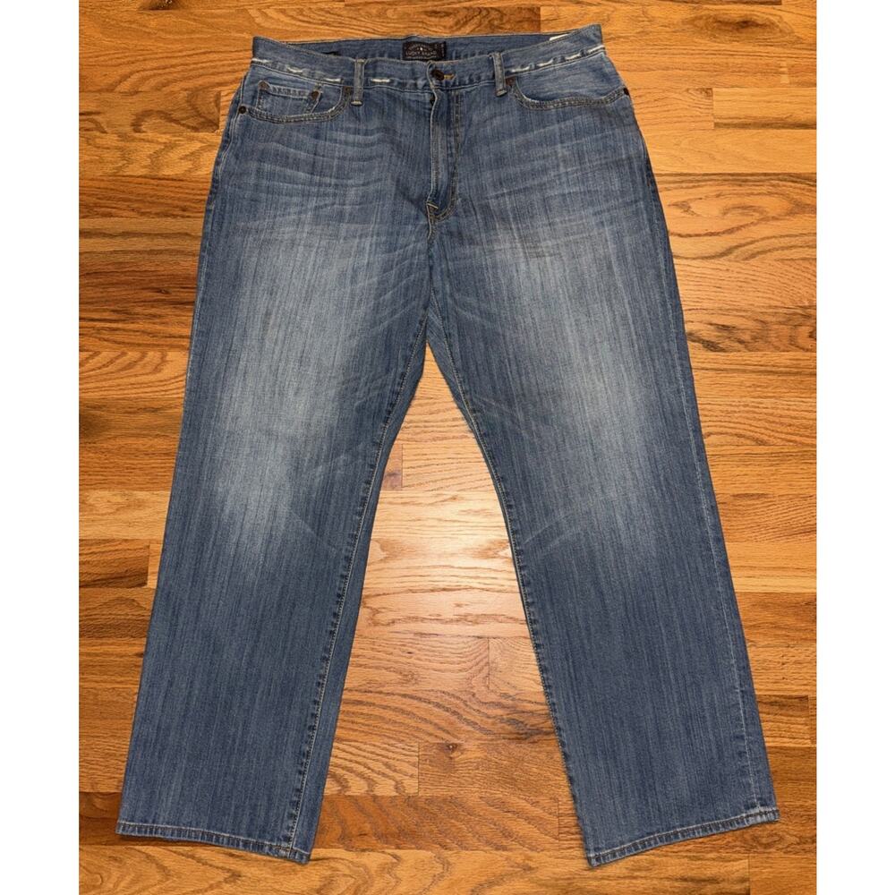 Lucky Brand 363 Vintage Straight Mens Jeans Size 36x30 Blue Medium Wash Denim
